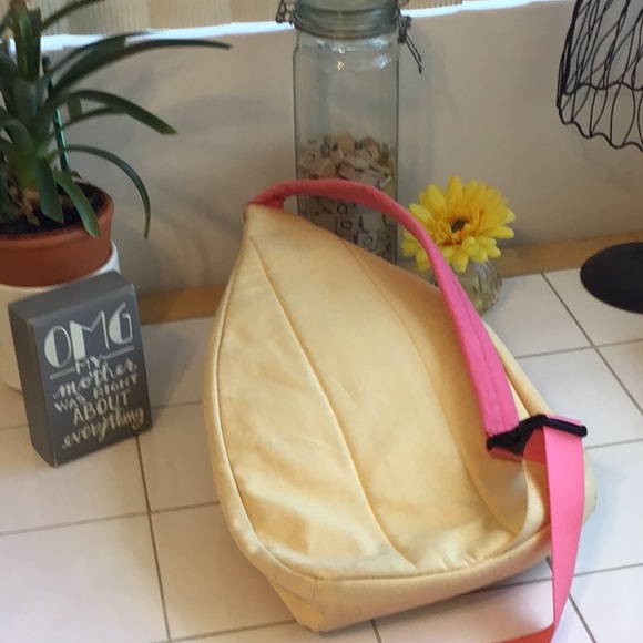Pink/Yellow Roomy Sling Bag - Picture 6 of 7